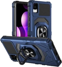 For TCL 30Z / TCL 30 LE (2022) Hybrid Magnetic Ring Kickstand Case Armor Cover