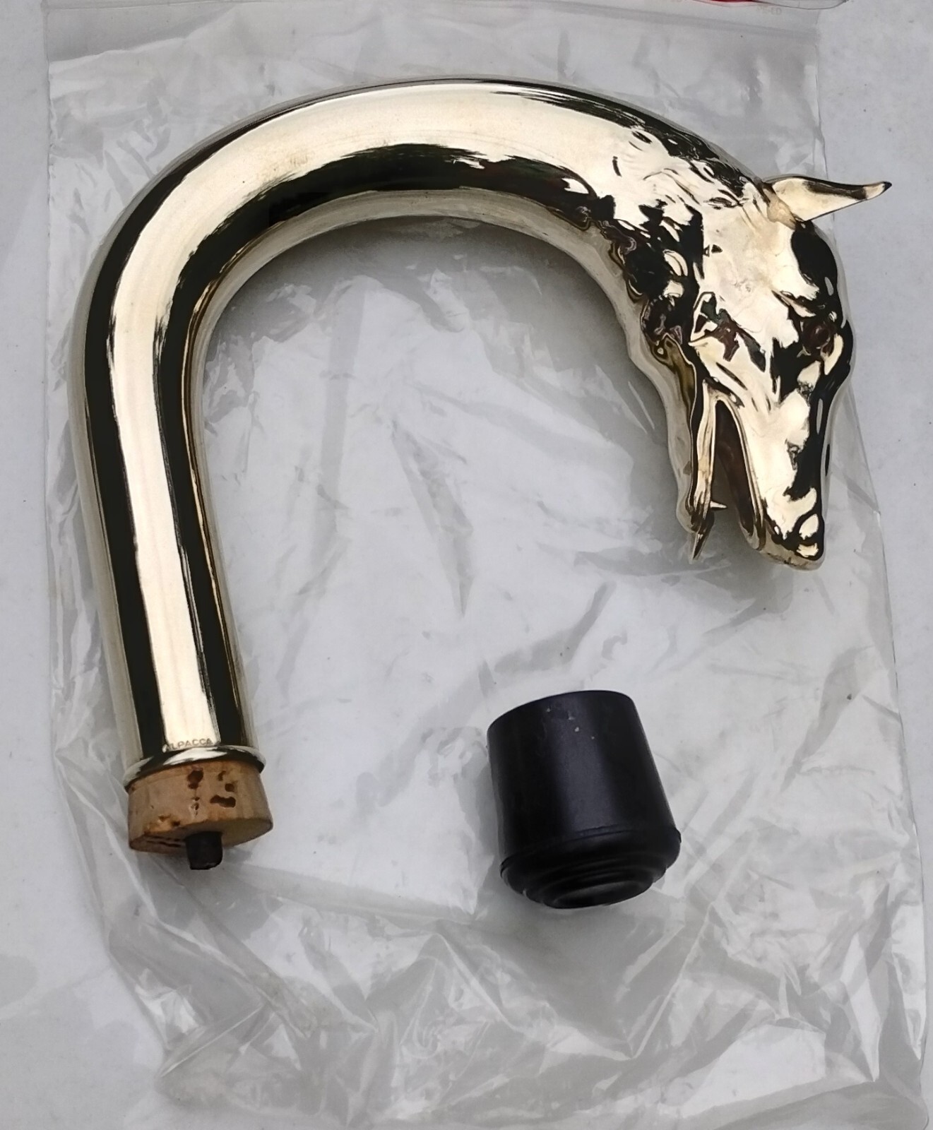 Dark Shadows Barnabas Collins Silver Alpacca Wolf Head Cane Top Unused