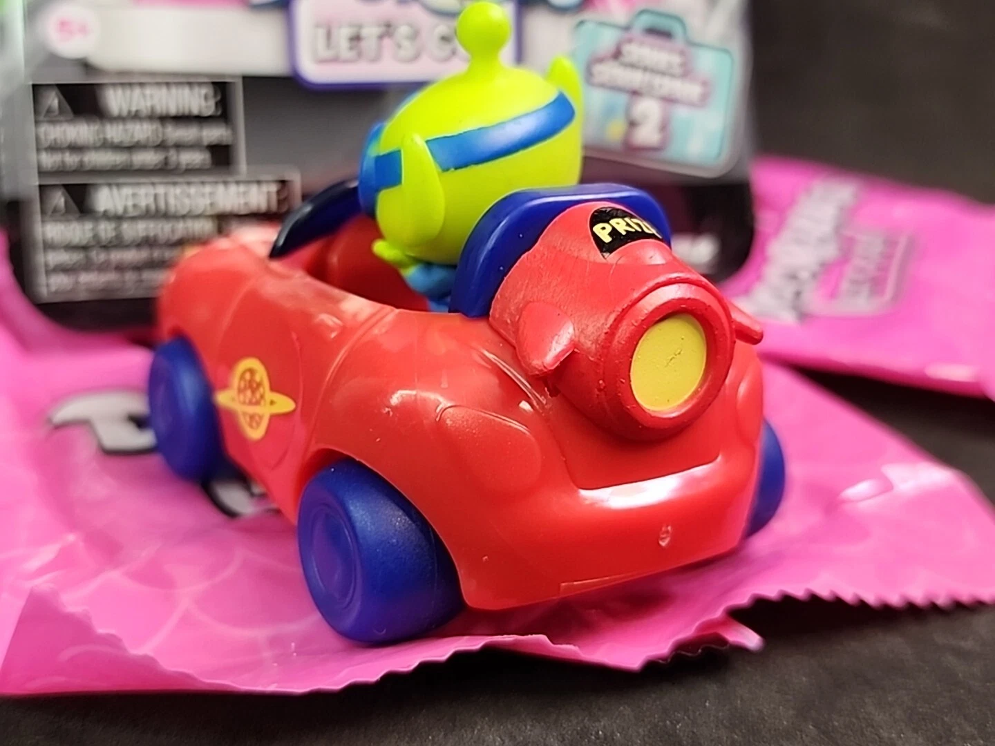 disney doorables let's go road trip série 2 alienígena carro 