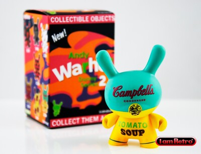 Kidrobot Andy Warhol Mini Series 2 - Campbell's Tomato Soup Teal 3'' Figure 3/24