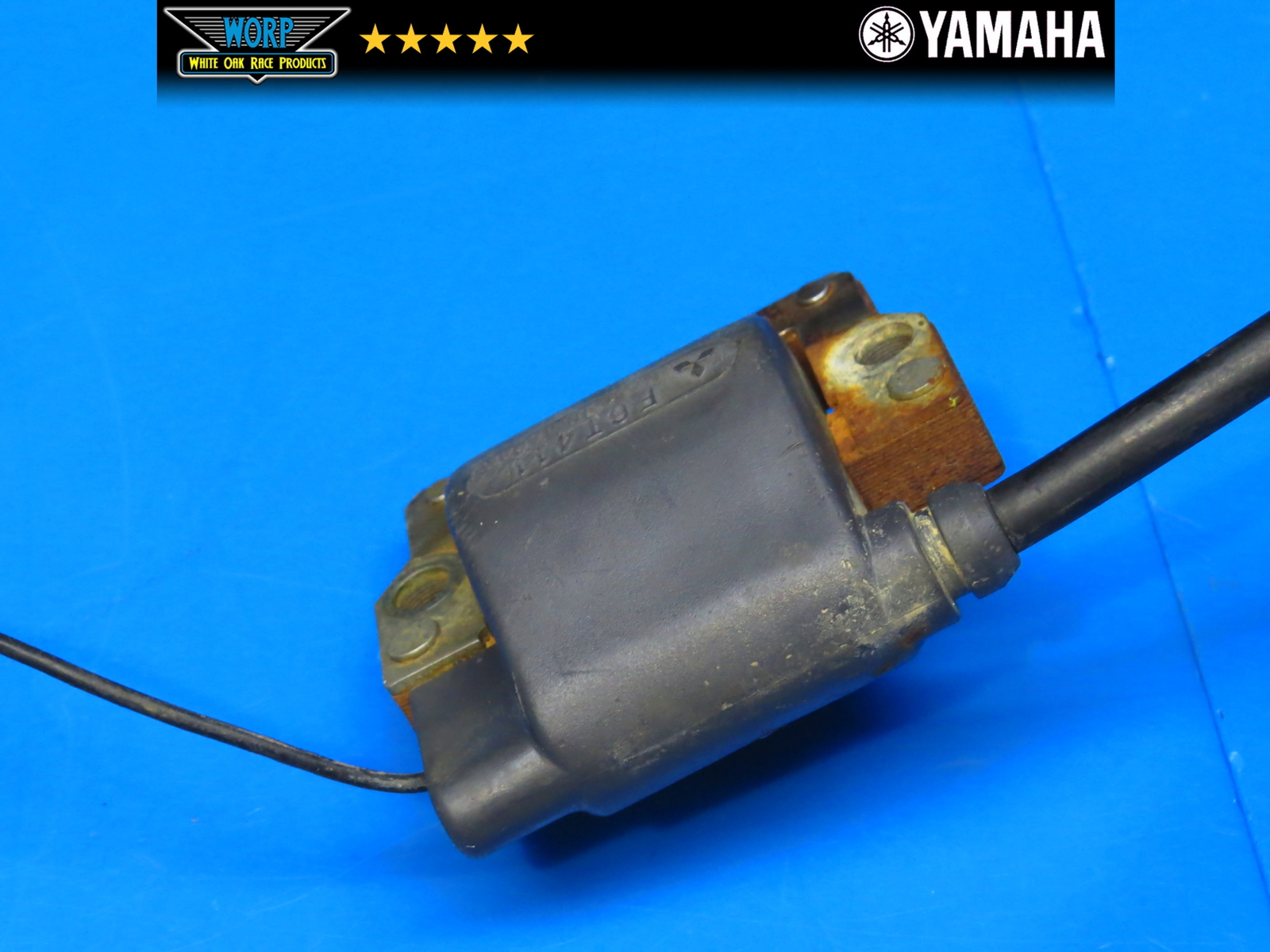 1977 YAMAHA YZ400 IGNITION COIL SPARK PLUG IGNITOR WIRE CAP 35582310