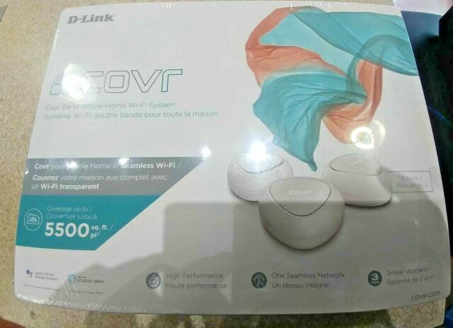 SEALED D-Link COVR-C1213 Dual Band Whole Home Wi-Fi System