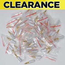 50 Wholesale Lot 3.5mm 3 Pole Male Repair Headphone Jack Plug Metal Audio