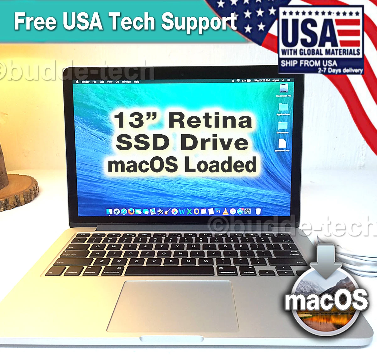 Macbook Pro Retina 2015 Model 8GB RAM 128GB SSD 13