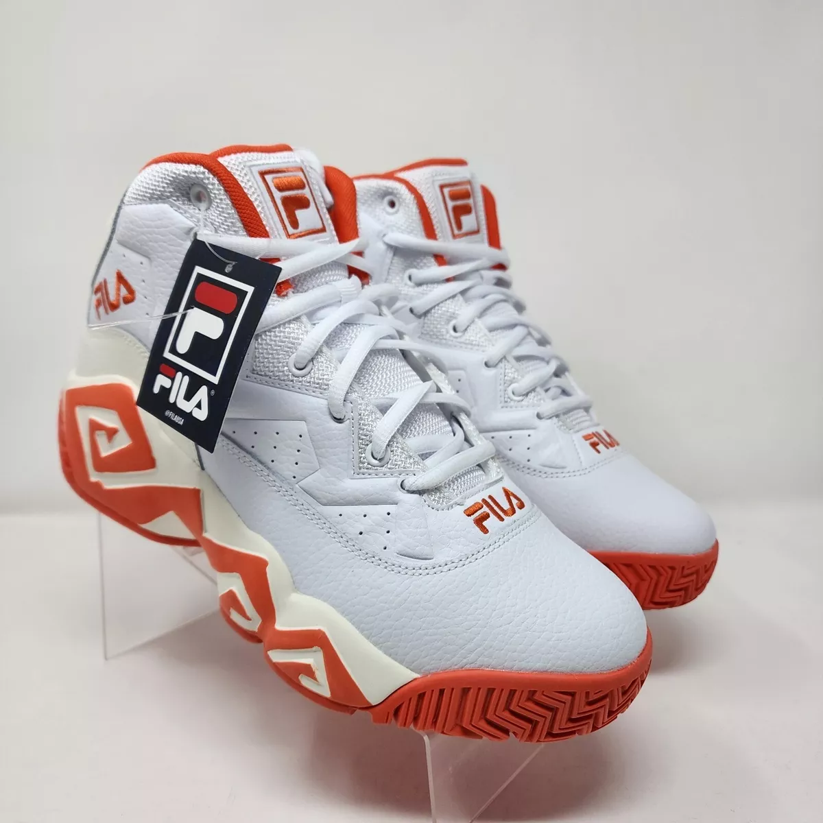 White and orange filas deals