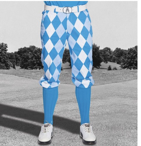 royal and awesome golf pants OLD TOM'S 