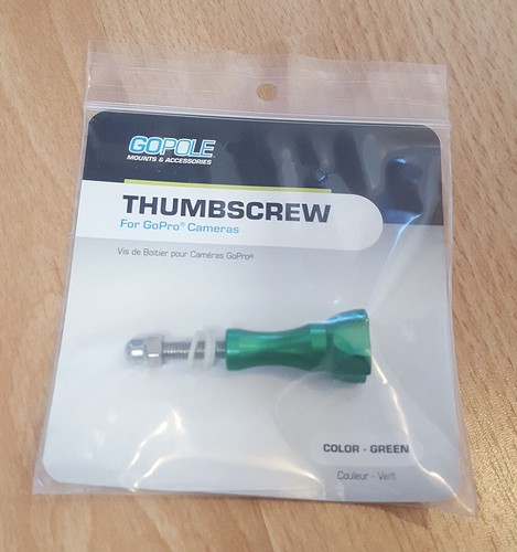 Go Pro & Action Camera High Strength Aluminium Thumbscrew - 100% Brand NEW - Picture 2 of 9