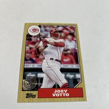 2022 Topps #T87-18 Joey Votto 1987 Topps Baseball Black NMMT