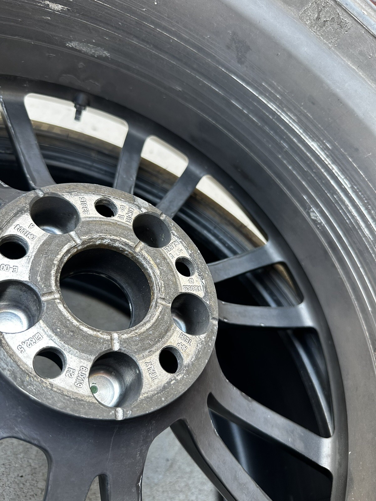 2015-2021 MCLAREN 570S FRONT WHEEL RIM 19X8 LIGHTWEIGHT GREY *scratched* 5x112