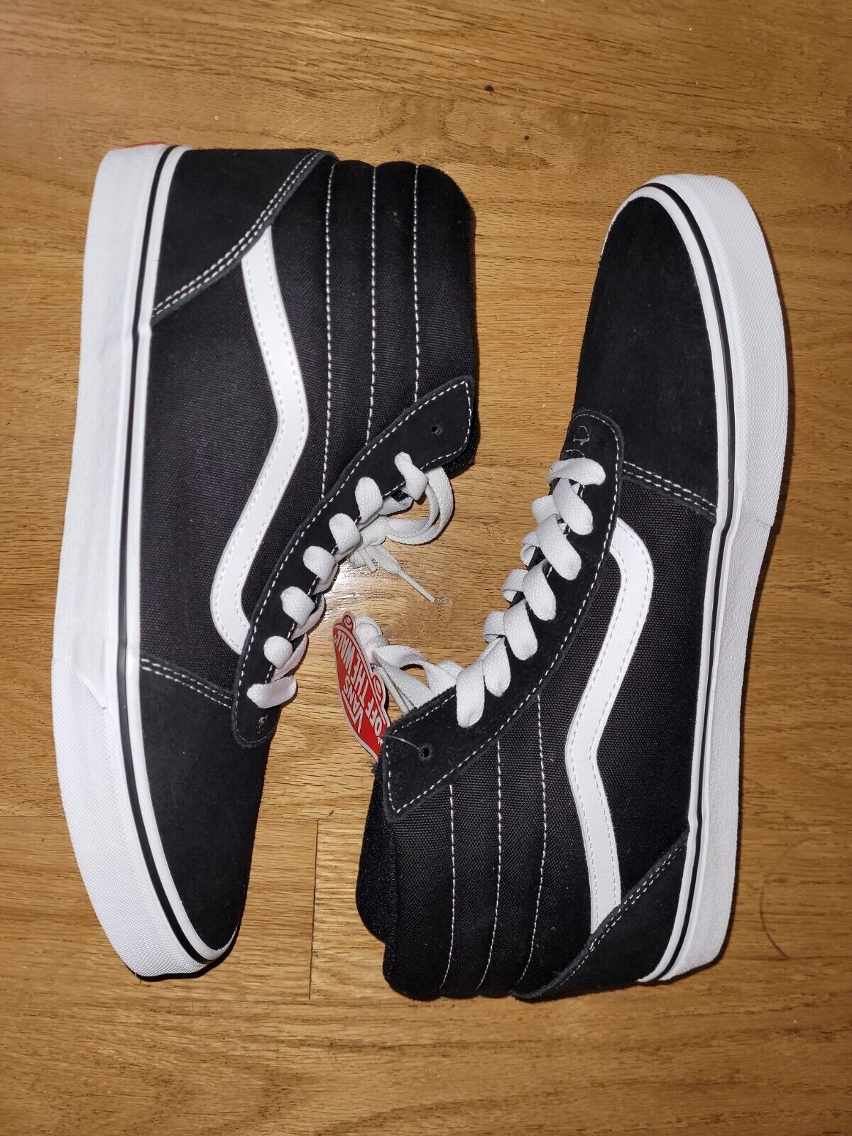 VANS 500714 Old Skool Hi-Top Sneakers Black Men's Size 13 | eBay