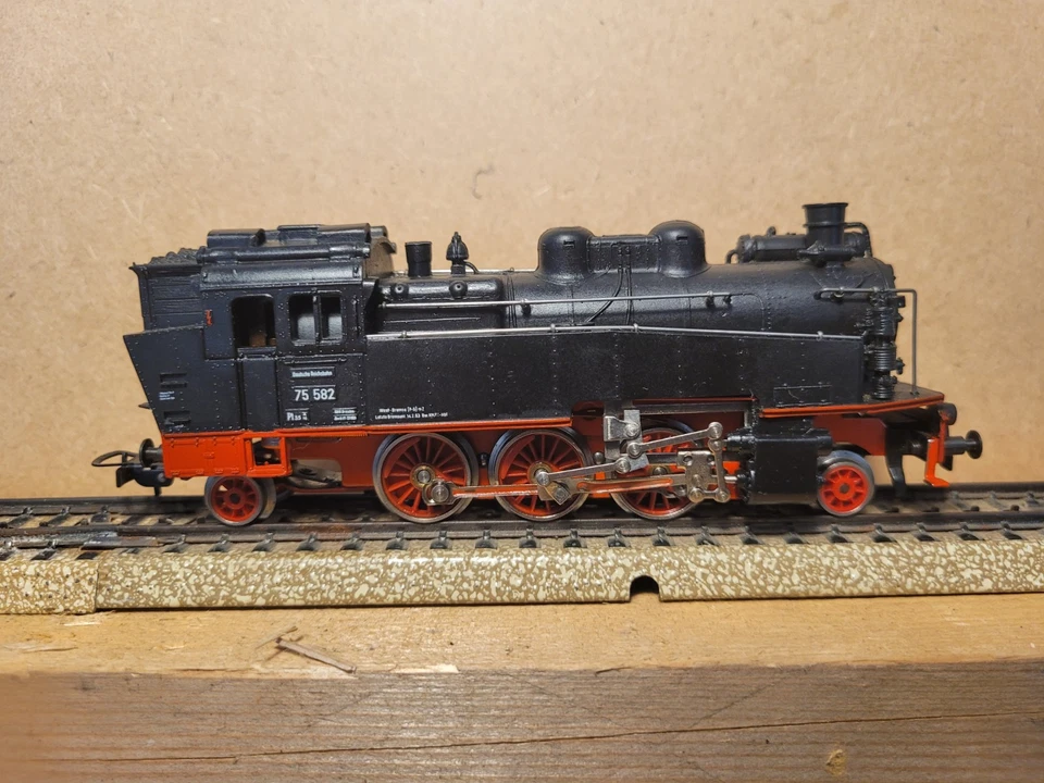 Piko H0 Locomotive Vapeur Type 131TB BR 75 582 DR  - Imagen 3 de 4