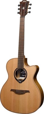 Lag Guitars Hyvibe 10 Auditorium Cutaway Satin