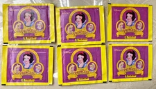 Disney Princess Collection Panini Sticker Album Sticker Packs Lot of 6 Unopened