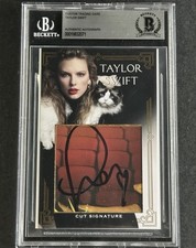 Taylor Swift Signed Custom Trading Card Cut BGS BAS Beckett AUTO🎶