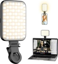 Selfie Light Rechargeable Phone Light Clip-On   Portable LED Selfie Light with 3