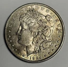 AU+ 1904-O Morgan Silver Dollar (all original!), U.S. $1 Almost Uncirculated
