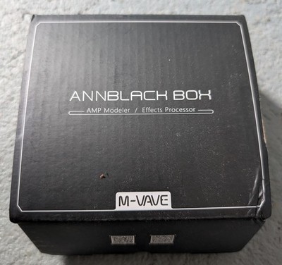 M-VAVE Annblack Box Amp Modeler Multi Effects Processor 1.54'' Color Screen