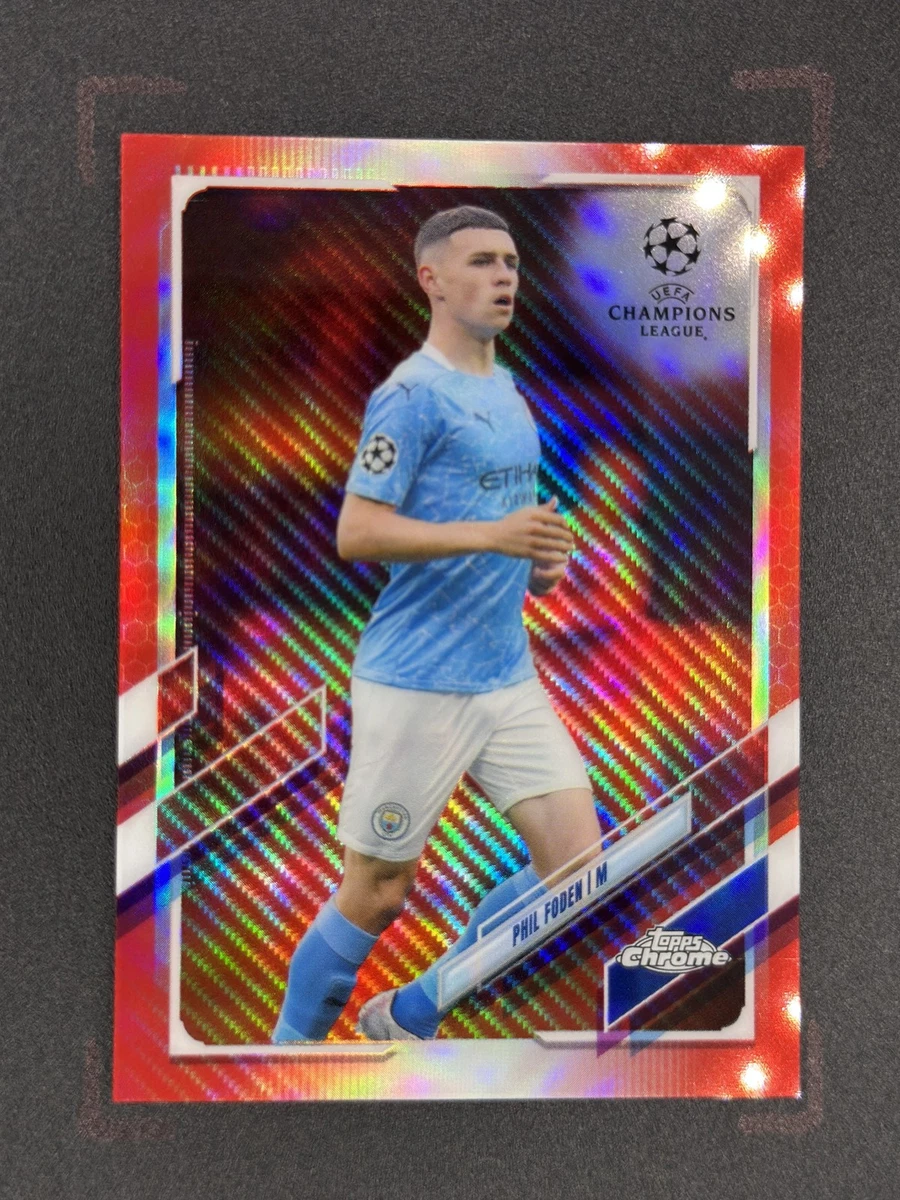2020-21 Topps Chrome UCL Phil Foden #34 | eBay