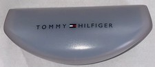 Vintage Tommy Hilfiger White Transparent glasses case