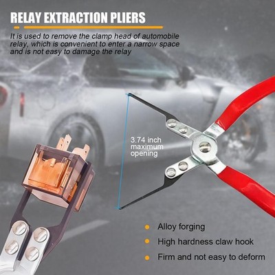 Well-Crafted User Friendly Economical Stylish 2-Piece Relay Fuse Puller Tool Set