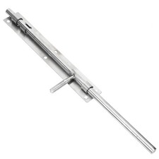 Resistant Stainless Steel Door Bolt Lock with Versatile Side Installation