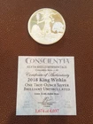 Silver Shield 2018 The King Within One Troy Oz .999 Silver Round BU w/ COA #1674