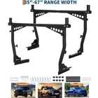 Universal Pickup Truck Ladder Bed Rack 1000lbs Capacity Adjustable Heavy Duty