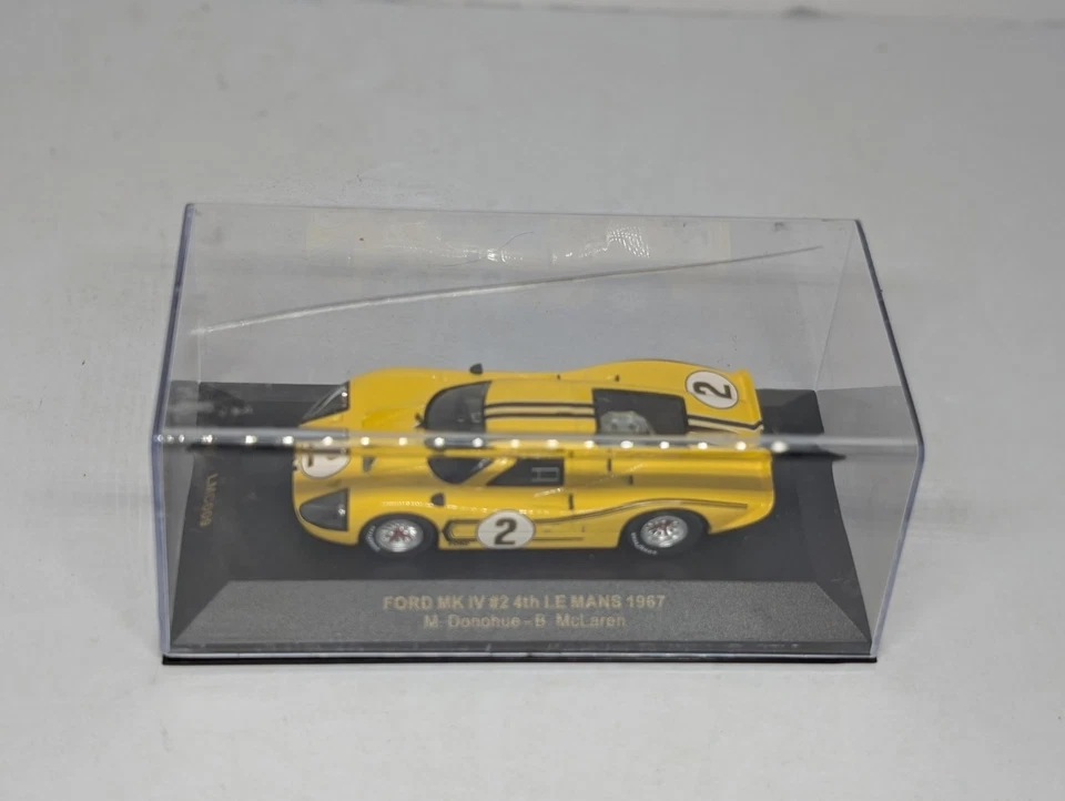 Modelos IXO escala 1:43 Ford MK IV #2 4th Le Mans 1967 M. Donahue / B. McLaren Foto 4 de 4