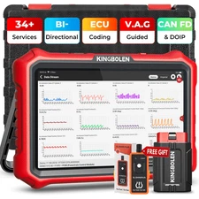 KINGBOLEN K8 Pro ALL System Bidirectional Diagnostic Scanner ECU Coding TPMS