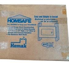 Safe Homsafe Behind Picture Frame Or Closet Easy NOS In Packaging Safe Valuables