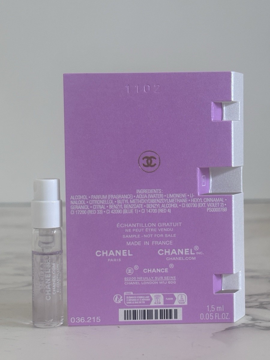 Chanel Chance Eau Splendide Eau de Parfum Sample Spray .05oz 1.5ml