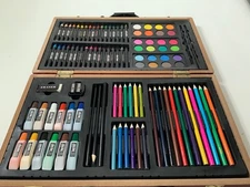 Premium Extra Large Art Set with wooden case