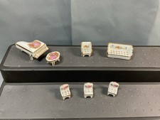 Limoges France Porcelain Furniture Miniature Dollhouse