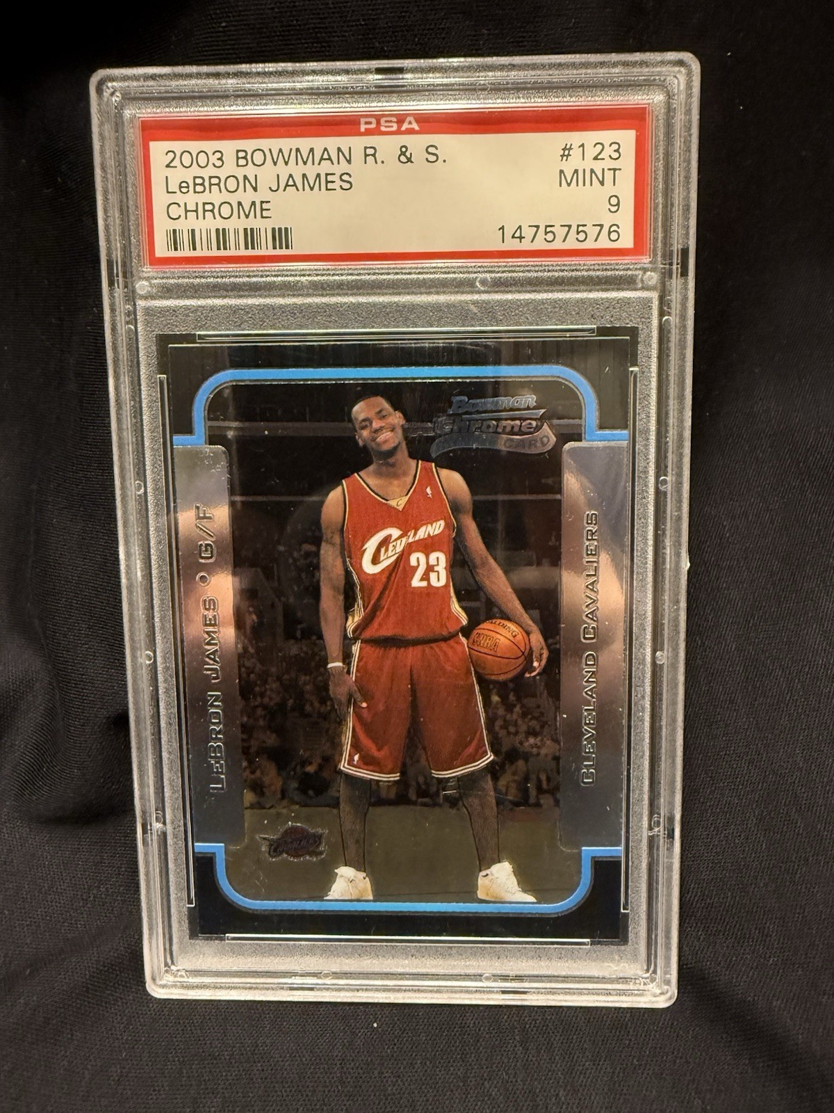 2003-04 Bowman Rookies & Stars - Rookies LeBron James #123 Chrome (RC)
