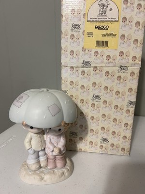 1997 Precious Moments  He Is Our Shelter From The Storm  Figurine 523550