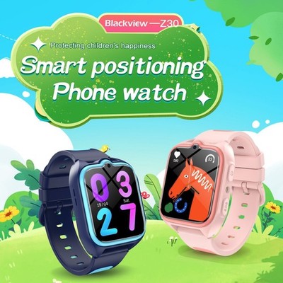 4G Kids SOS Smart Watch, GPS+LBS+WIFI Tracker with Video Call/Phone Call/Voice
