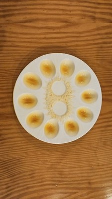 Eier Servierplatte für Gefüllte Eier, Ideal für Festtage