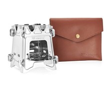 Wood Burning, Stainless Steel, Camping Stove.Compact Folding Collapsible and ...