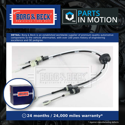 Gear Change Cable fits VAUXHALL ZAFIRA B 1.7D 08 to 14 A17DTR B&B 55351948 New