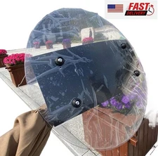  3mm PC Round Polycarbonate Anti-Riot Shield for Campus Security Diameter 55cm