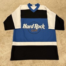 Vintage Hard Rock Cafe Washington DC Hockey Jersey Size Medium USA Made