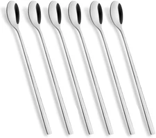 Long Handle Spoon, Coffee Stirrers, 9-Inch Ice Tea Spoon,Premium 18/10 Stainless
