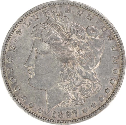 1897-O Morgan Silver Dollar EF Uncertified #652