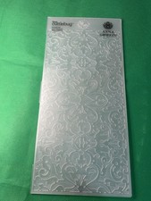 Anna Griffin Cricut Cuttlebug Flourish Embossing Folder 12 Long Large
