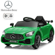 12V Licensed Mercedes-Benz Electric Ride on Cars Toys for Kids, Power Wheels ...