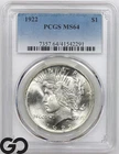 1922 Peace Dollar PCGS MS 64 ** Blast White Blazer!
