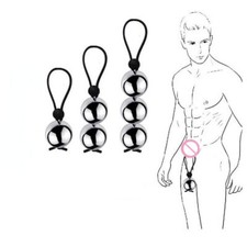 Metal Penis Ball Trainer Weight Hanger Stretcher Penis Extender Exercise Device