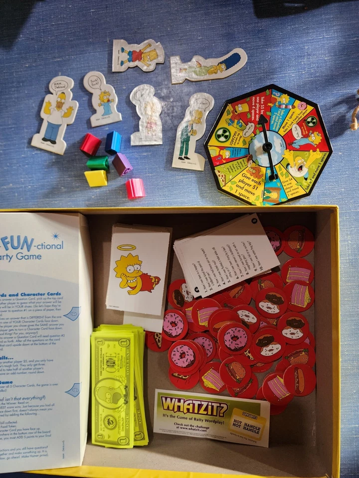 The Simpsons Loser Takes All - The Dys-DIVERTIDO-jogo de festa funcional 2001 99% COMPLETO  - Imagem 4 de 4