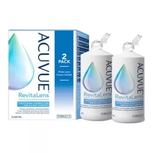 RevitaLens Multi-Purpose Disinfecting Solution 2x300mL - Picture 1 of 4