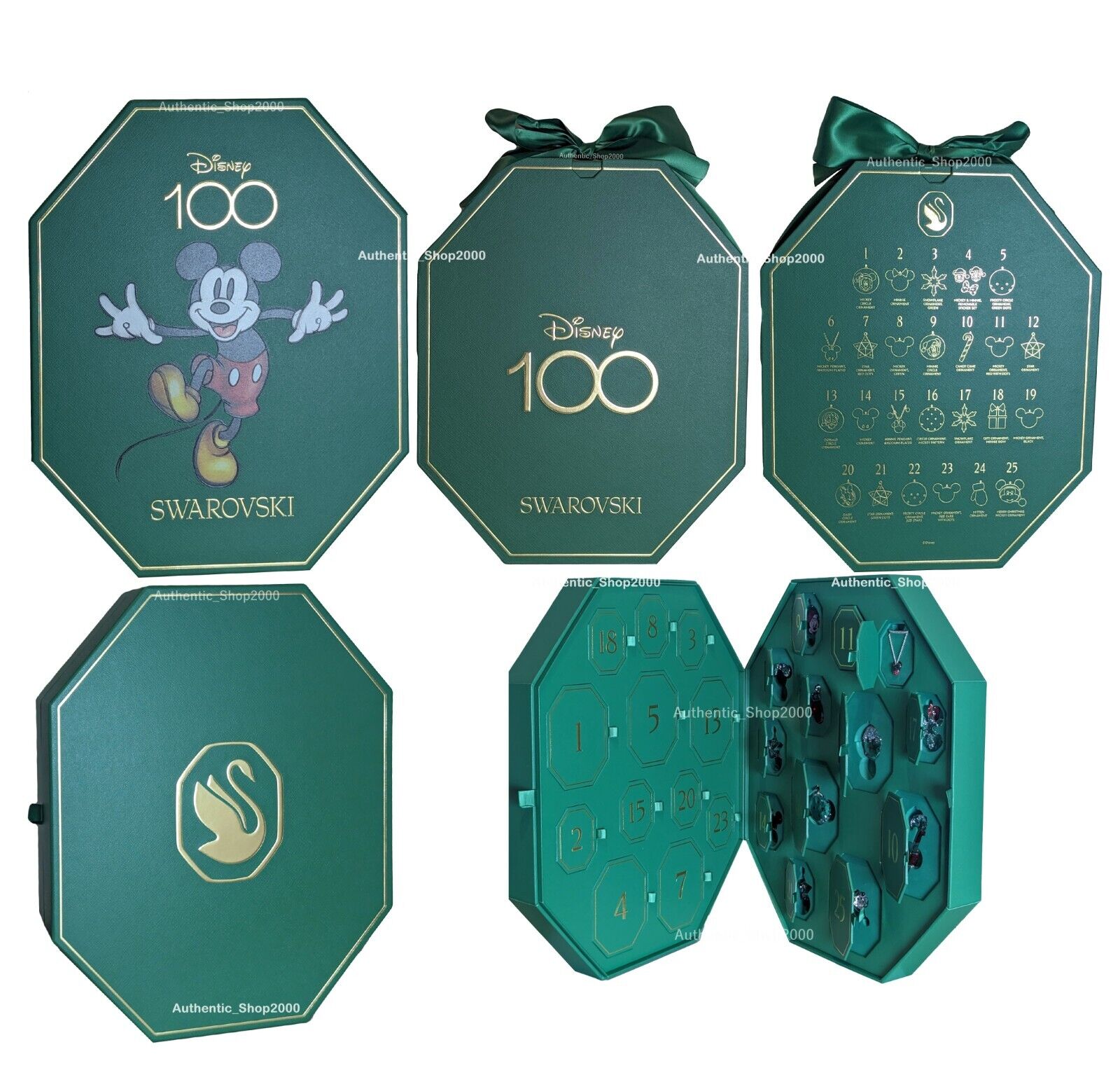 SWAROVSKI Limited Disney  100 Advent Calendar Collector Ornaments 2023 5655099